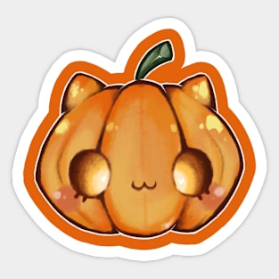 Pumpkin meow Sticker